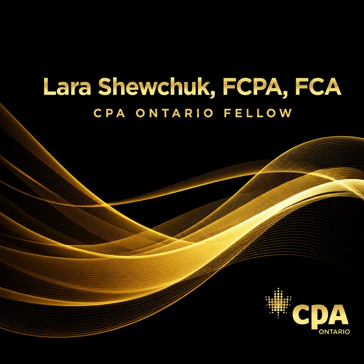 Lara Shewchuk, FCPA, FCA — 2023 CPA Ontario Fellow